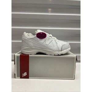 New Balance 624 White Lace Up  Leather Little Kid Sneakers Shoes SZ 13.5 XW